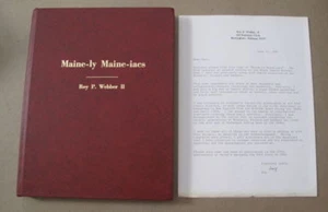 Roy Webber Mainely Maineiacs Black Bennetts Rickers - Picture 1 of 3