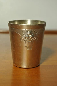 Timbale Antique Art Deco Metal Silver - Picture 1 of 13