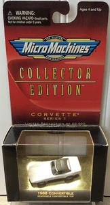 Corvette Convertible Serie 1 1968 Edición Coleccionista Micro Machines Vintage 1998 - Imagen 1 de 3