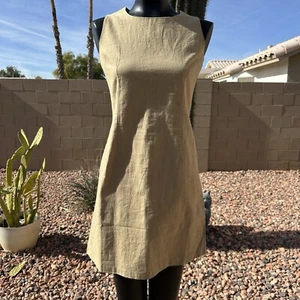 NWT Efforts Hempwear Woman’s Hemp Sleeveless Sheath Dress Size Small - Picture 1 of 7