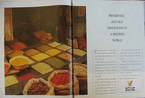Gulf Air Printanzeige Ausschnitt aus einem Magazin von 1991 - Bild 1 von 1