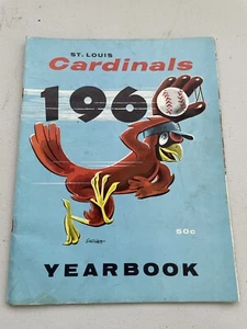 1960 St Louis Cardinals Yearbook Stan Musial Bob Gibson Baseball - Picture 1 of 6