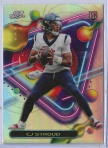 2023 Topps Composite Cosmic Chrome CJ Stroud RC White Hole Refractor SP *Texans* - Picture 1 of 2