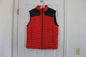 Boss Hugo Boss Red Puffer Gilet Vest Mens, Small - Picture 1 of 7