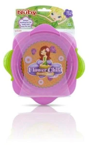Nuby Flower Child Plate - Fun Bright Colors - Easy to Hold -18+ Months - Picture 1 of 5