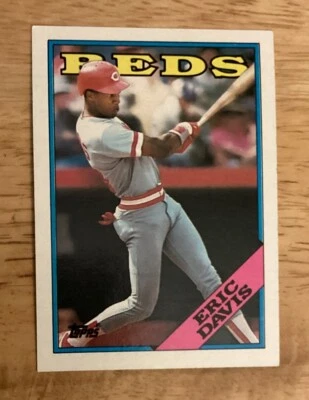 1988 Topps - #150 Eric Davis - near mint condition - FREE SHIPPING - Image 1 of 2