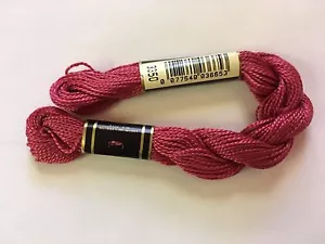 DMC Coton Perle 5 #3350 Ultra Dark Dusty Rose 100% Mercerized Cotton Thread 27yd - Picture 1 of 1
