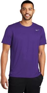 Nike Men's Long Sleeve Shirt purple - 2XL - 100% Polyester