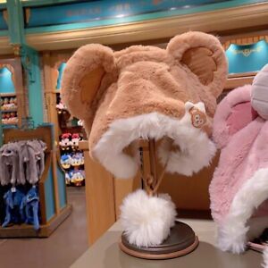 Disney authentic Duffy Winter Soft hat cap Disneyland exclusive