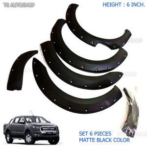 6Inch Fender Flares Wheel Arch Off-Road Ford Ranger 4dr T6 Px Wildtrak 2016 2017 - Picture 1 of 5