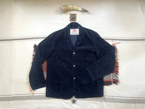 Abrigo Levi's LVC Sunset Chore L Azul Cordón Nuevo Sin Etiquetas Chaqueta de Ingeniero Blazer Años 20 - Imagen 1 de 14