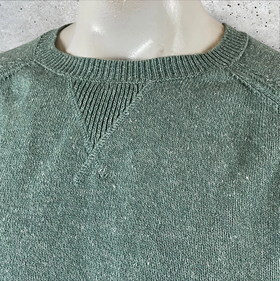 Jack Spade Sweater Men’s 2XL Dawson Crew Neck Cotton Linen Knit Preppy D40 - Image 1 of 4