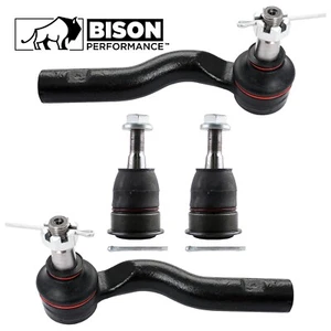 Bison Performance 4pc Front Outer Tie Rod & Lower Ball Joint Kit For 86 BRZ FR-S - Picture 1 of 2