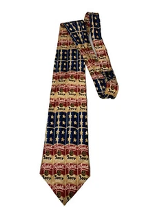 Campbells Neck Tie 1995 100% imported Silk Fabric Made In USA - Picture 1 of 6