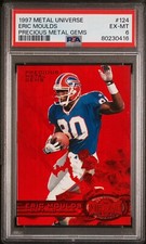 1997 Skybox Metal Universe Precious Metal Gems Red /150 Eric Moulds PMG PSA 6