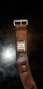 WWII Japanese rare pilots wrist compass with leather strap. - Picture 1 of 7