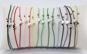 dajuni Herz Wunscharmband Make a Wish Glücksbringer Freundschafts Armband