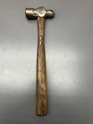 VINTAGE TRUE TEMPER BALL PEEN HAMMER NO. 1120 WOOD HANDLE - VGC - MADE IN USA! - Image 1 of 3
