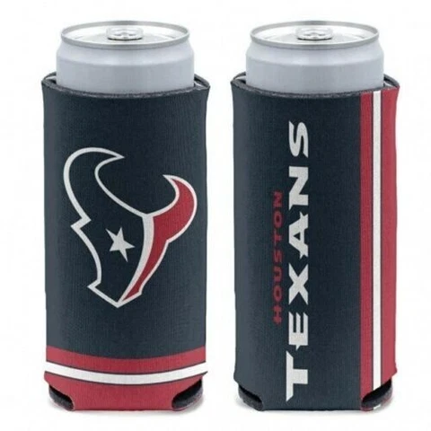 Houston Texans NFL Slim Can Cooler Cover