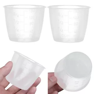 2 Pcs Plastic Rice Measuring Cups Scale Clear Kitchen Rice Cooker Supplies 160ml - Picture 1 of 9
