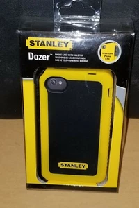 iPhone 4/4S Rugged 3-Piece Smart Phone Case Black & Yellow Stanley Dozer - Picture 1 of 2