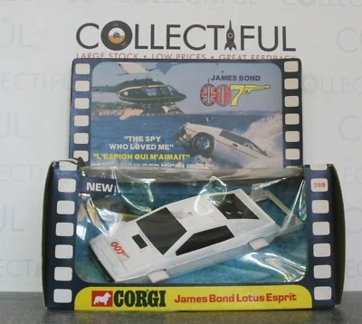 CORGI #269 - JAMES BOND 007 - LOTUS ESPIRIT - SWLM UNDERWATER - W/ROCKETS- MIB🔥 - Image 1 of 2