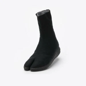 Marugo Saiki Tabi Shoes 7 Kohaze All Black or White/Orange with air cushion - Picture 1 of 10