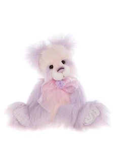 Charlie Bears 2023 | Tea Party Collectable Light Pink Teddy Bear Plush - Picture 1 of 4