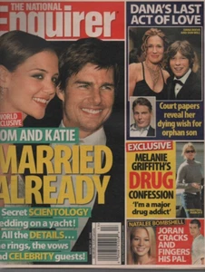 National Enquirer Mag March 27 2006 Tom Cruise Katie Holmes Melanie Griffith - Picture 1 of 2