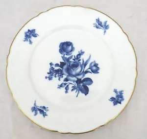 Schumann Arzberg Bavaria Germany Echt Kobaltrose 9 1/2 Zoll Mittagessen Teller - Bild 1 von 3