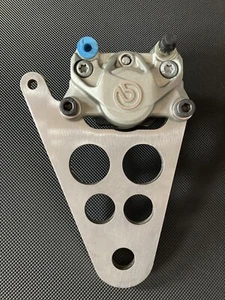 Brembo P34 Rear Brake Setup, Chopper, 3/4 Axle, Stainless, Harley Davidson - Picture 1 of 2