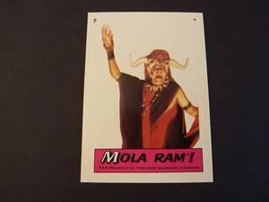 Topps Indiana Jones Temple Of Doom Sticker - MINT! 1984 - 7 Mola Ram! - Picture 1 of 4