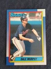 Dale Murphy 1990 Topps Tiffany Baseball Card  #750