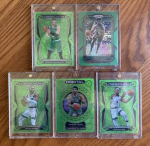 Campeones conmemorativos de la NBA 2023 - CELTICS Starting 5 - Obsidian GREEN FLOOD /25 - - Imagen 1 de 10