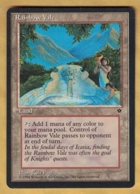 Rainbow Vale (Fallen Empires,  Rare,  Italian, 1995) MTG FBB NM - Image 1 of 2