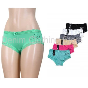 LOT of 6 Women Lady Underwear Sexy Briefs Panties Knickers Lingerie Bikinis S - Picture 1 of 1