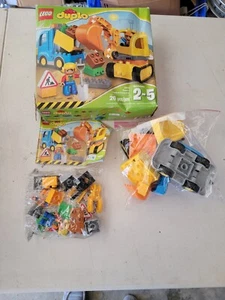 LEGO DUPLO Truck & Tracked Excavator Construction Set 10812 * 100% Complete Box - Picture 1 of 6