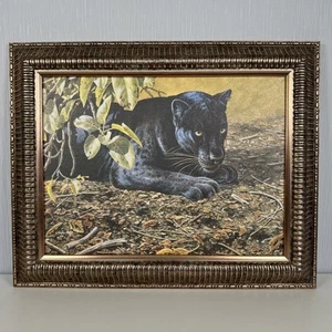 Stephen Gayford Jade Print Special Edition Canvas Black Panther Copper Frame COA - Picture 1 of 13