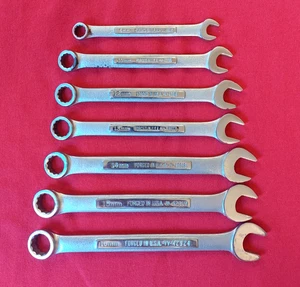 Craftsman Combination Wrench Set 7 Piece Metric V - VV - 8mm, 11-16mm Vintage - Bild 1 von 20