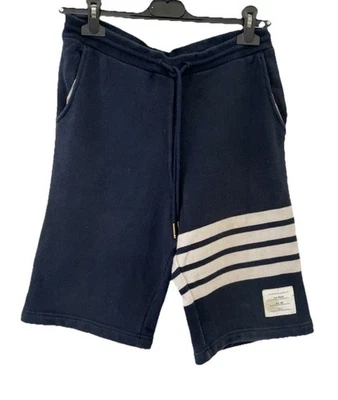 Pantalones Cortos para Hombre Thom Browne Azul Marino Talla (0) 32 4 Bares Rayas Japón #P6 Foto 1 de 4