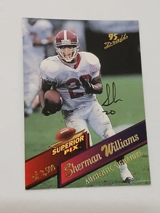 Sherman Williams Dallas Cowboys 1995 Superior Pix Certified Autograph Card #59 - Picture 1 of 2