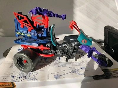 Triciclo Dreadnok 1987 GI Joe con planos completos Foto 1 de 3