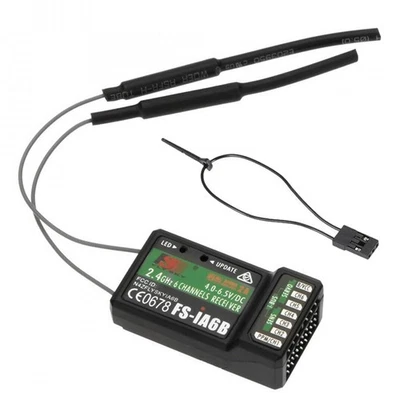 Flysky FS-iA6B 6Ch 2.4GHz AFHDS 2A Receiver PPM with iBus Port Output  plug Bind - Image 1 of 4