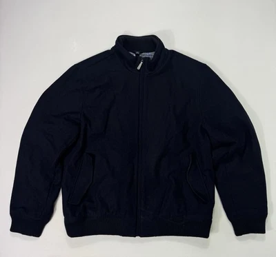 Шерстяное пальто Brooks Brothers Thermore мужское размер XL куртка с подкладкой синее для улицы - Изображение 1 из 4