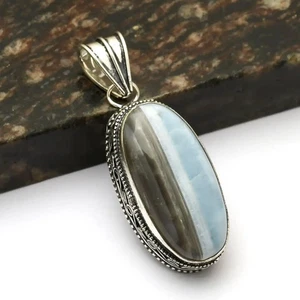 Owyhee Opal Gemstone Ethnic Handmade Antique Design Pendant Jewelry 2" AP-50081 - Picture 1 of 1