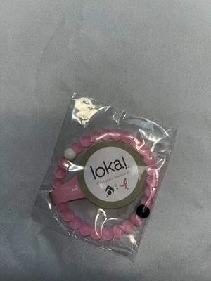 Pulsera Lokai Grande Concientización sobre el Cáncer de Mama TOTALMENTE NUEVA Rosa Foto 1 de 2