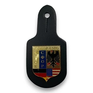 Original Brustanhänger Bundeswehr SFOR EZ TRSP USTG USA/D - Bild 1 von 2