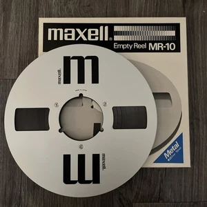 Maxell MR-10 bobina vuota/bobina con nastro METAL 267mm 10 inch (n.5) con scatola originale - Foto 1 di 3