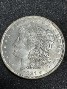 Morgan Silber Dollar 1921 90% Silber Philadelphia Mint zirkuliert - Bild 1 von 6