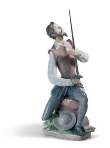 NEW LLADRO ORATION QUIXOTE FIGURINE #5357 BRAND NIB SAVE$$ RARE LARGE F/SH - Picture 1 of 4